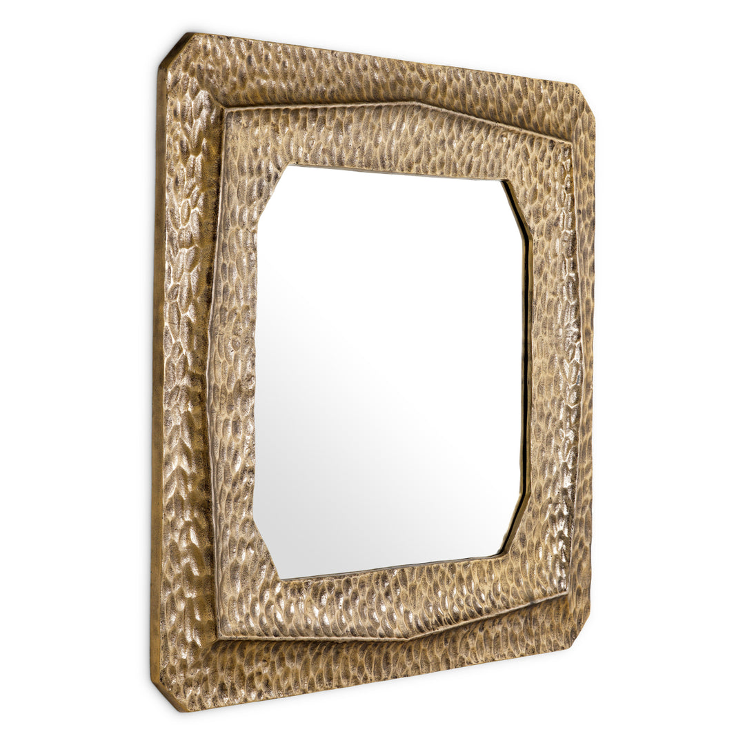 Mirror Thatcher - Vintage brass finish
