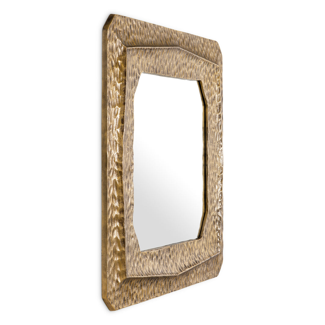 Mirror Thatcher - Vintage brass finish