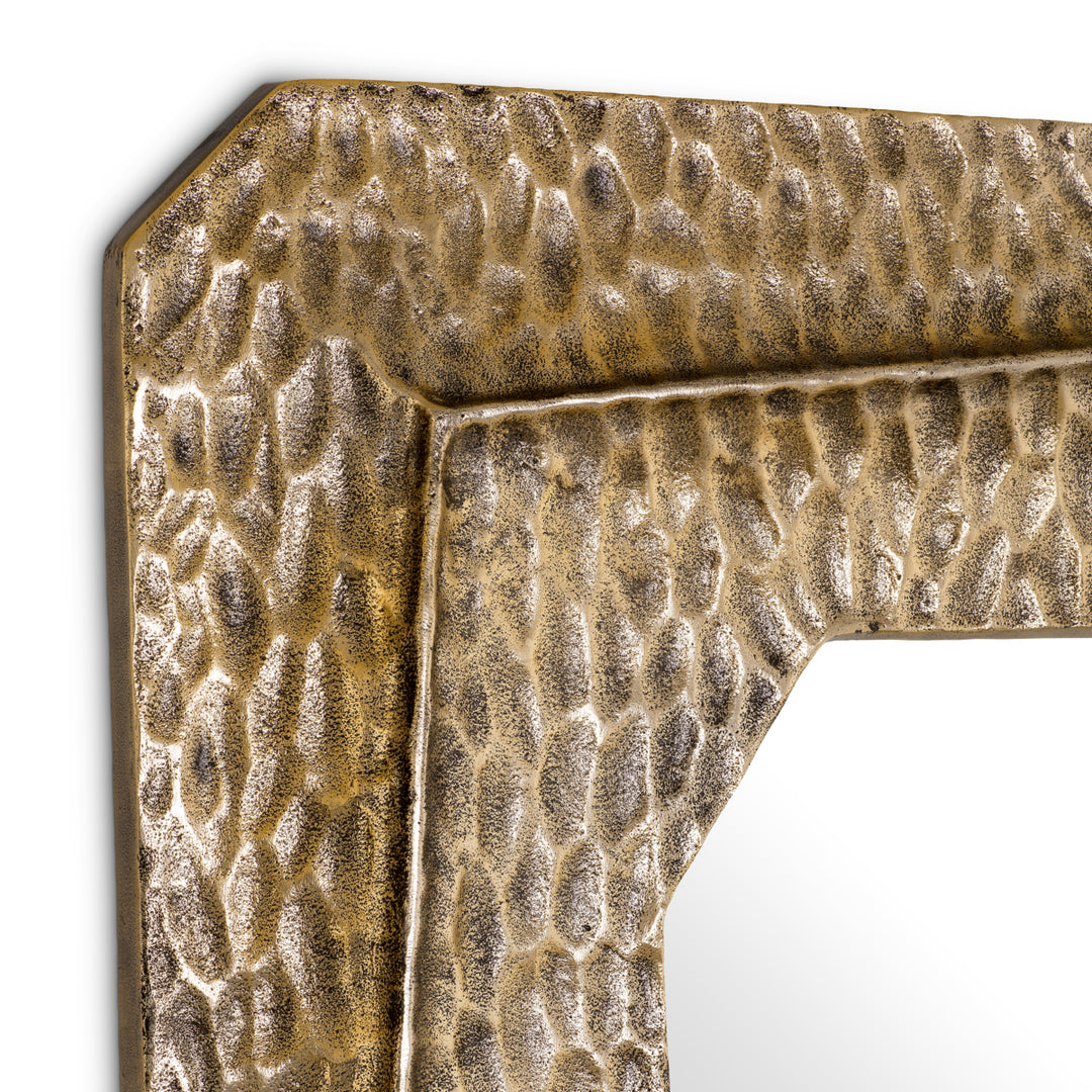 Mirror Thatcher - Vintage brass finish