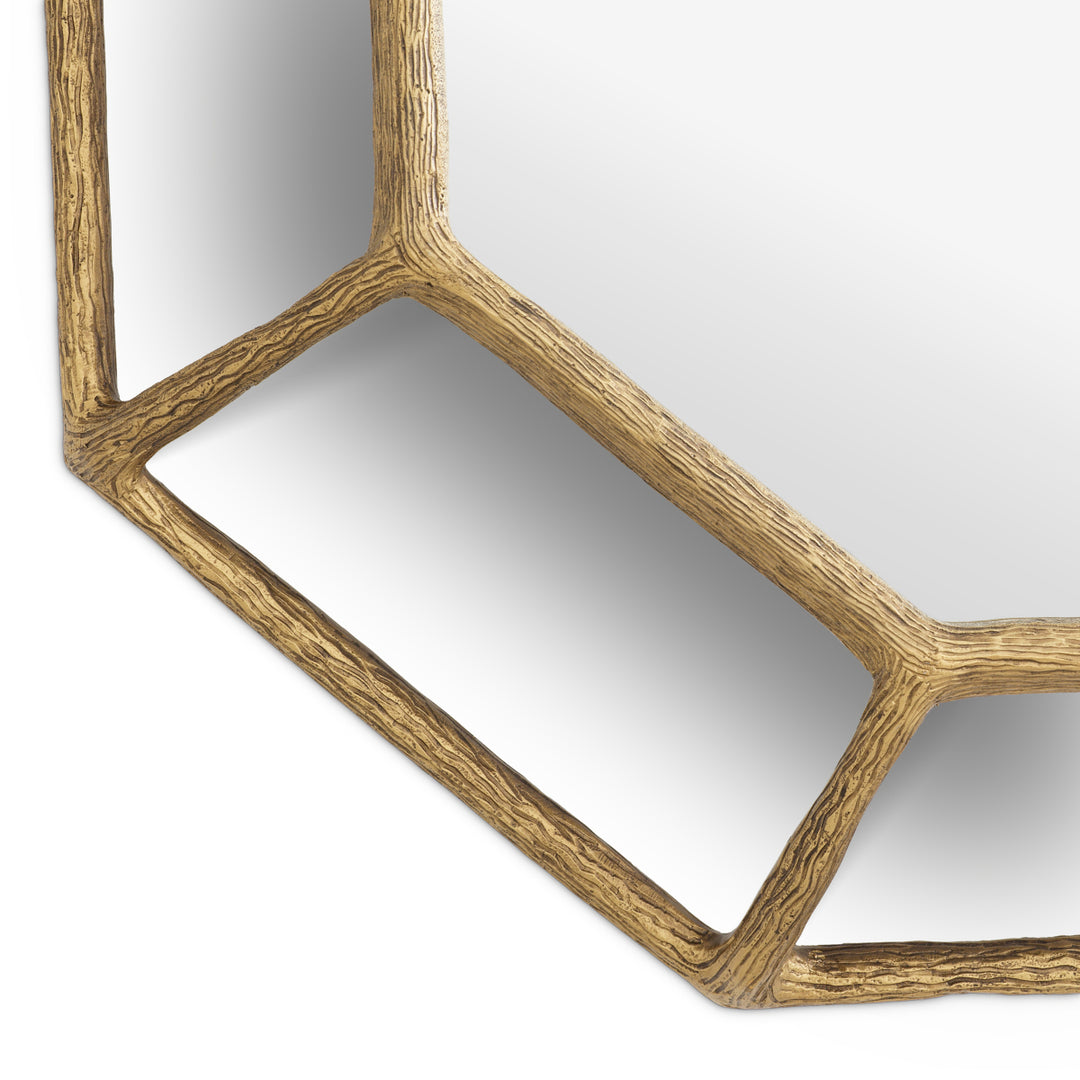 Mirror Rinaldi - Vintage brass finish