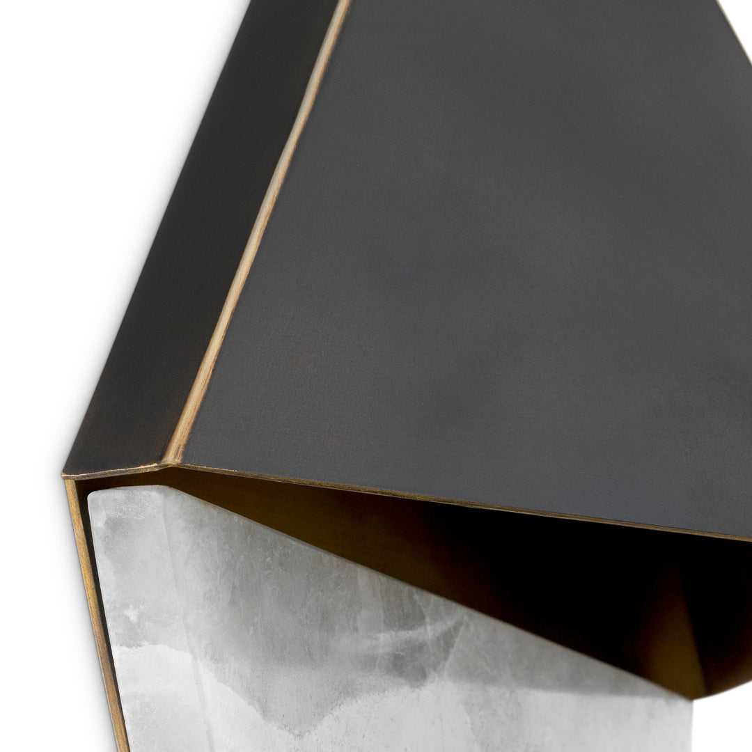 Wall Lamp Mirabeau - Bronze highlight finish | alabaster