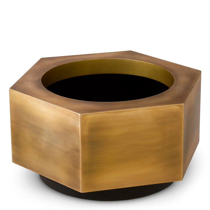 Planter Montura Low Vintage Brass Finish - image 2