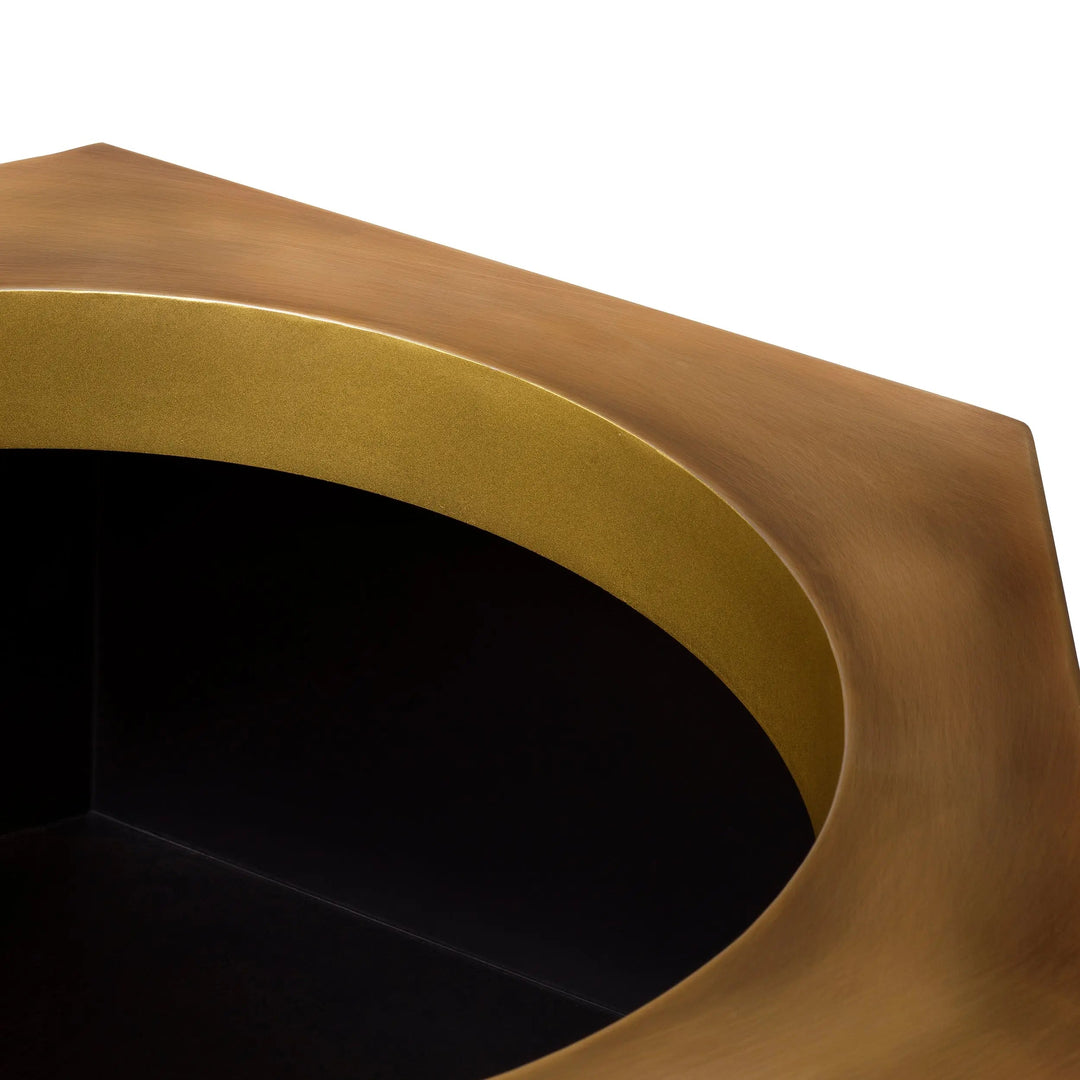 Planter Montura Low Vintage Brass Finish - image 6