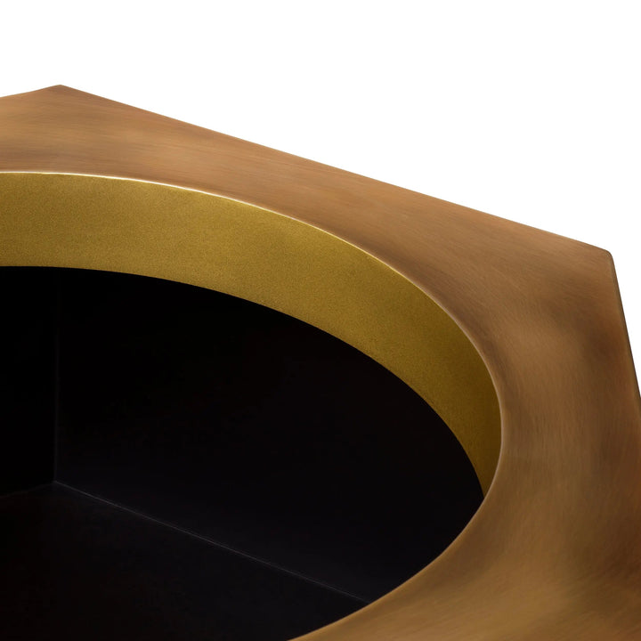 Planter Montura Low Vintage Brass Finish - image 6
