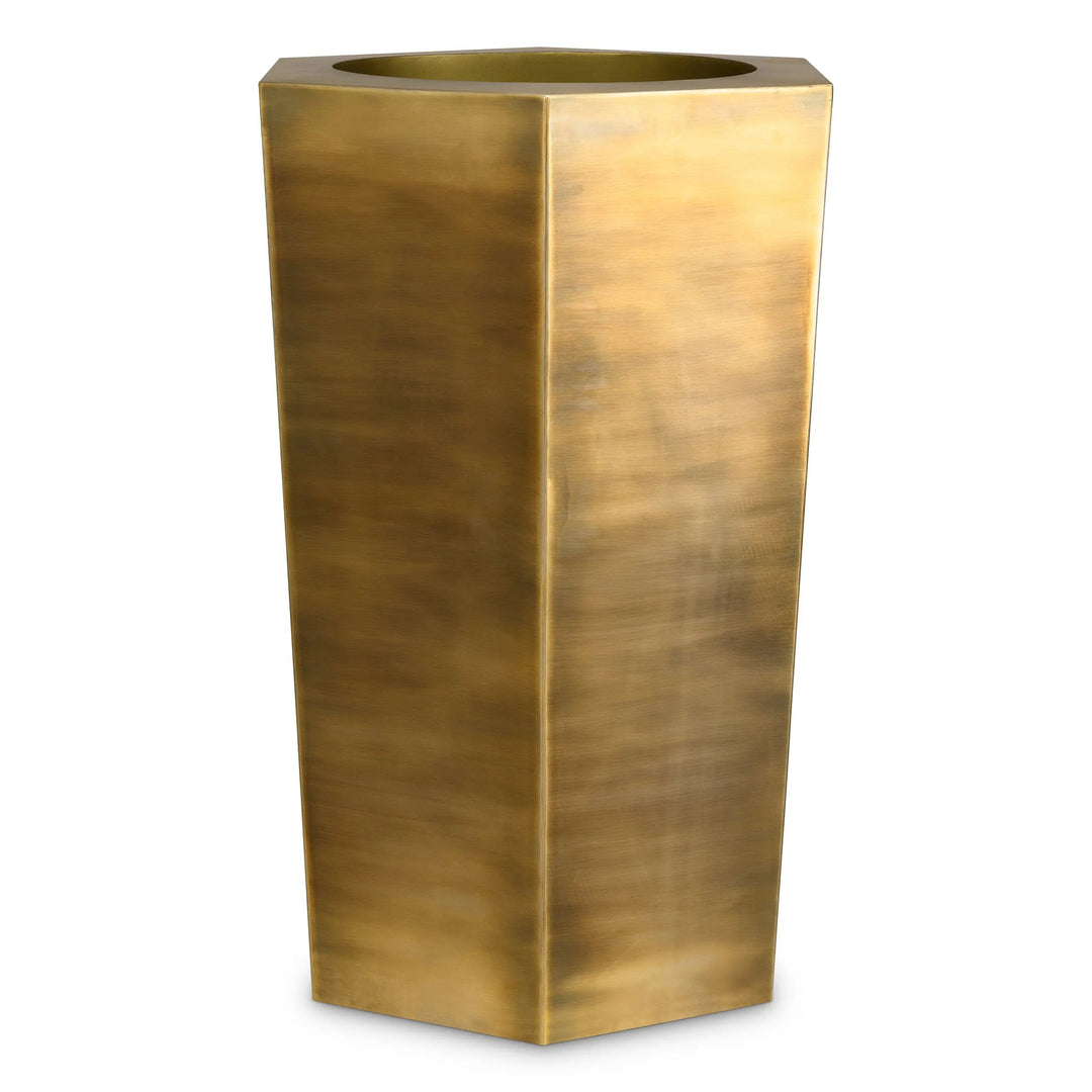 Planter Montura High Vintage Brass Finish - image 3
