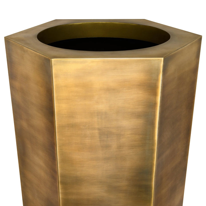 Planter Montura High Vintage Brass Finish - image 4