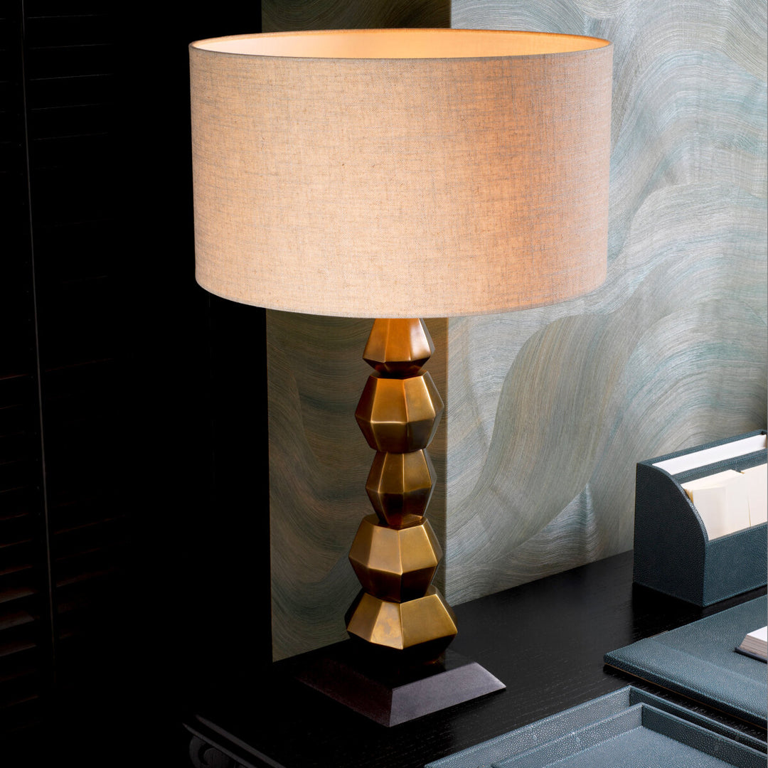 Table Lamp Lior - Vintage brass finish