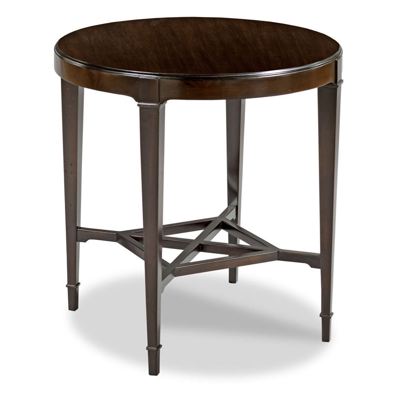 Addison Round Lamp Table-Woodbridge Furniture-WOODB-1214-14-Side Tables-1-France and Son
