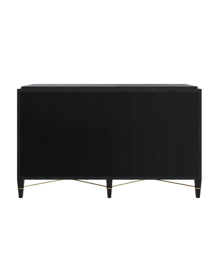 Dressers & Chests Verona Black Six-Drawer Chest