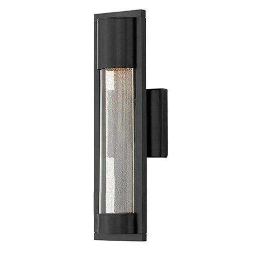 Outdoor Mist Wall Sconce-Hinkley Lighting-HINKLEY-1220SK-Outdoor Wall SconcesSatin Black-2-France and Son