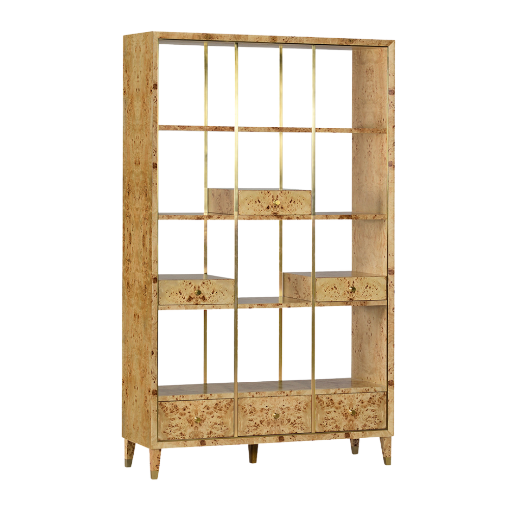 Harris Bookshelf-Oliver Home-OliverH-1229-40-Bookcases & CabinetsNatural-2-France and Son