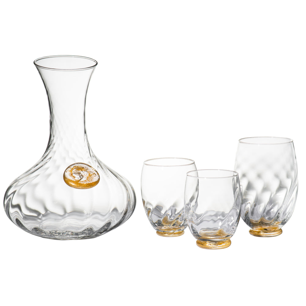 Glass European Elisa Clear W/ Gold-ABIGAILS-ABIGAILS-124402-Bar Stools-2-France and Son