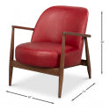 Pindar Armchair - Red