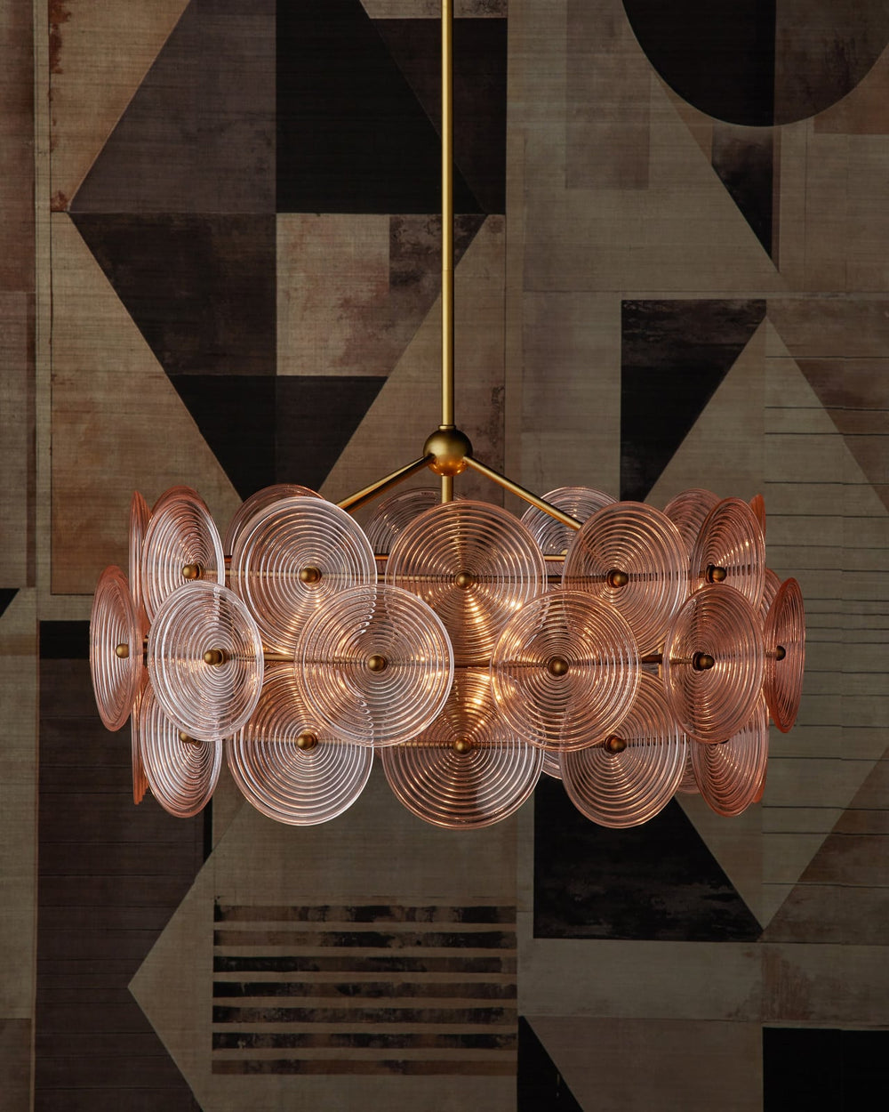 Chandeliers Whirlwind Medium Pink Chandelier