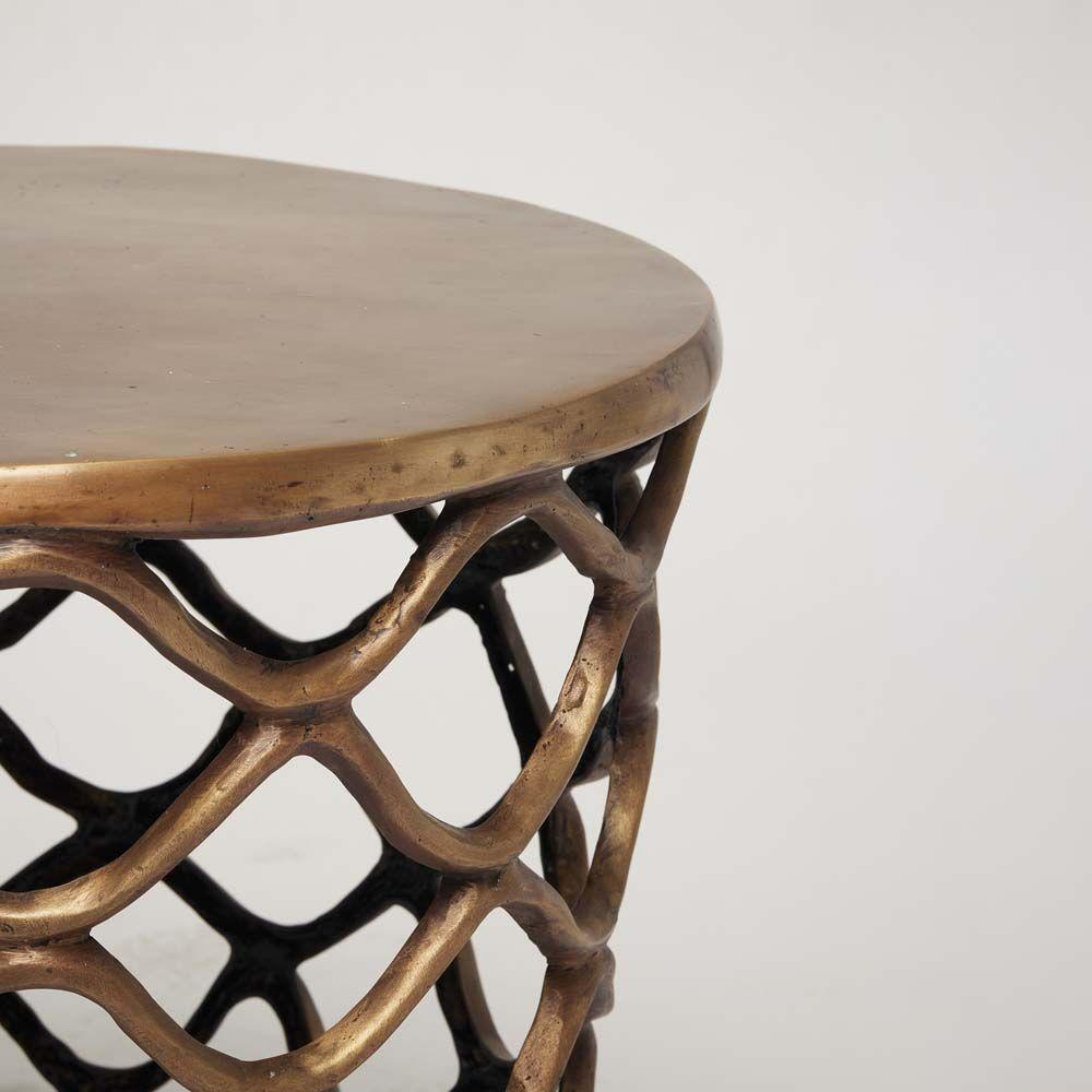 Side Tables Lattice Accent Table