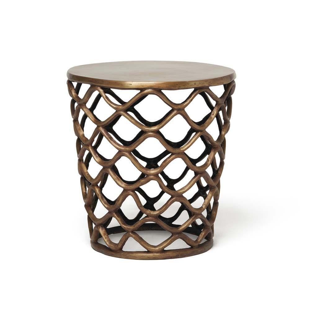 Side Tables Lattice Accent Table