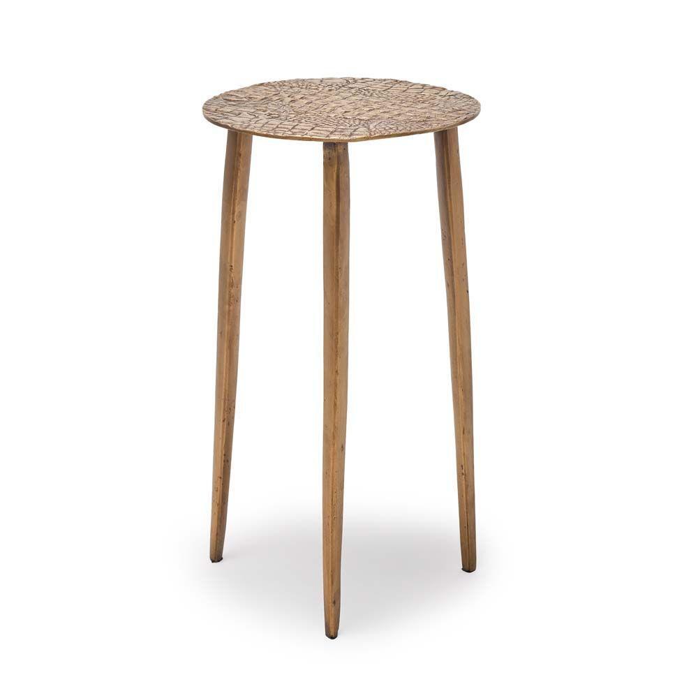 Side Tables Saxon Accent Table - Antique Brass