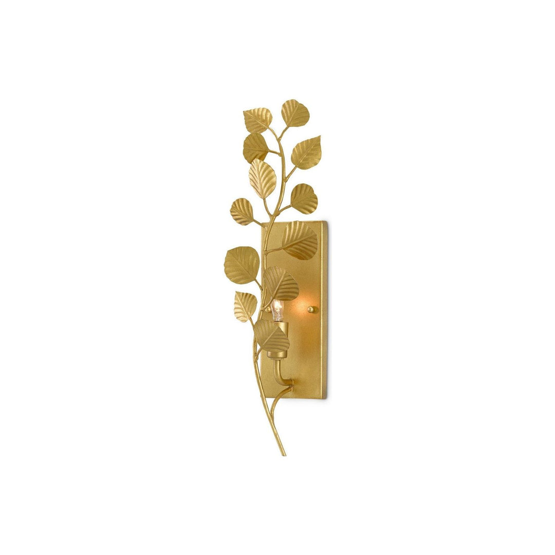 Golden Eucalyptus Wall Sconce