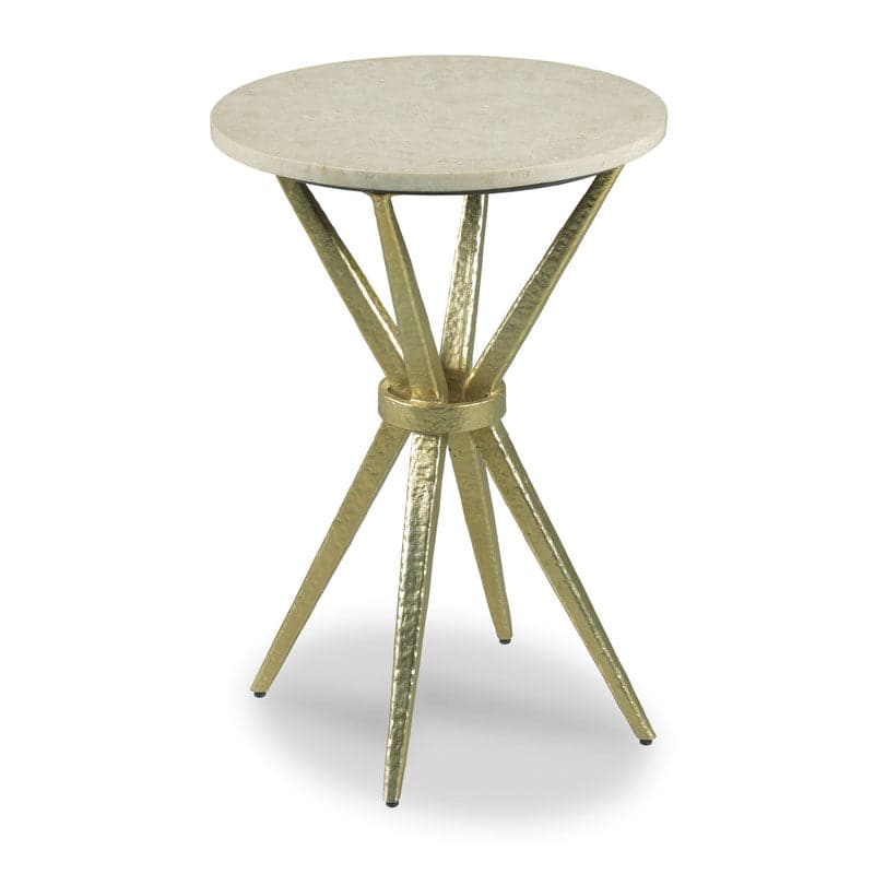 Carmen Drink Table-Woodbridge Furniture-WOODB-1298-M4-Side TablesHollywood Gold-1-France and Son