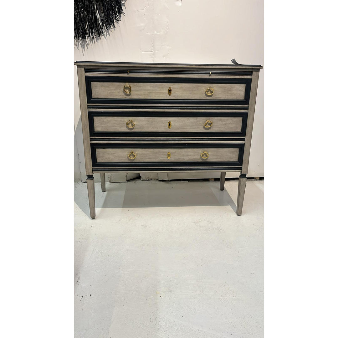 Danish 3 Drawer Commode - Open Box