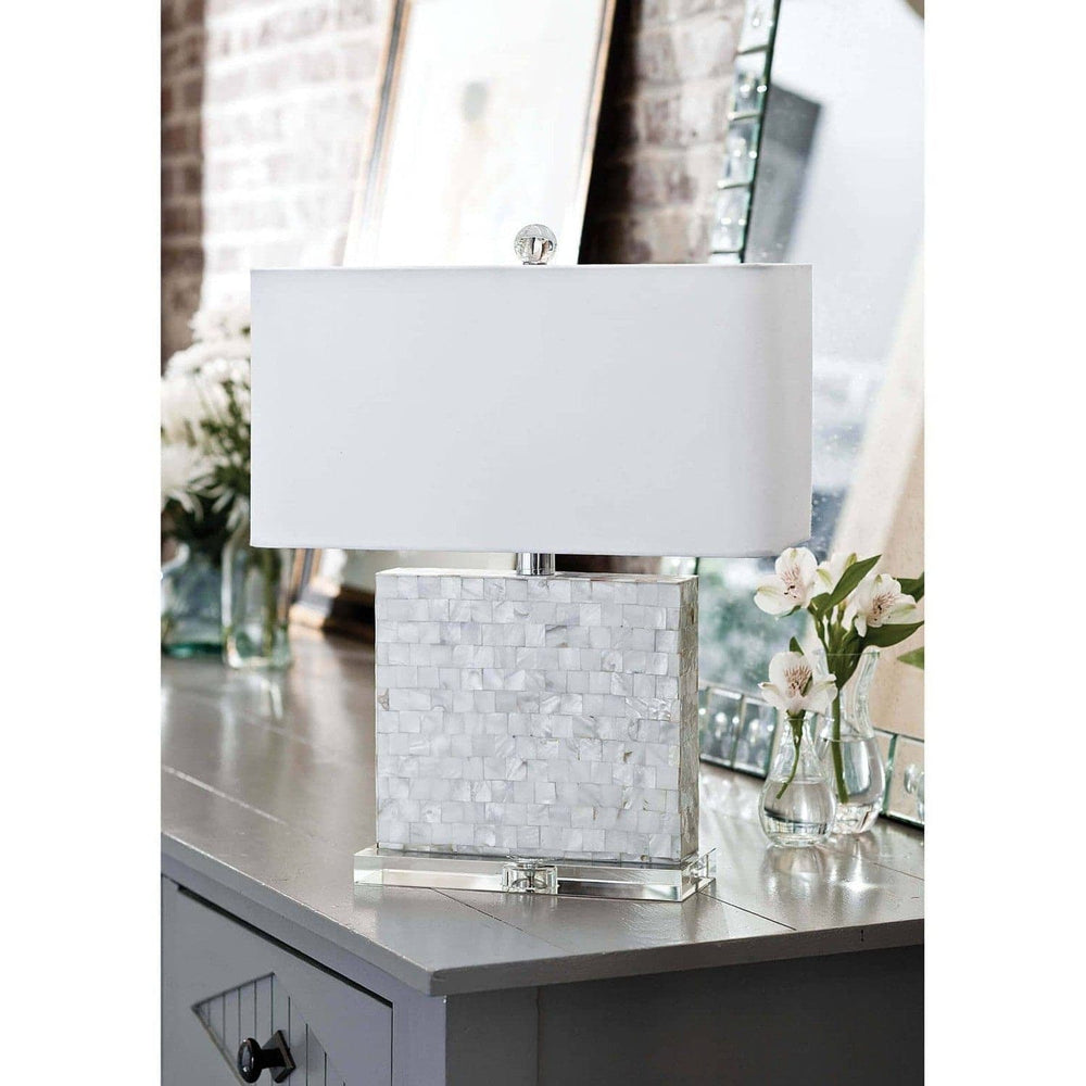 Bliss Mother of Pearl Table Lamp-Regina Andrew Design-RAD-13-1029-Table Lamps-2-France and Son