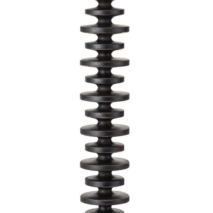 Fishbone Buffet Lamp - Ebony-Regina Andrew Design-RAD-13-1222EB-Table Lamps-3-France and Son