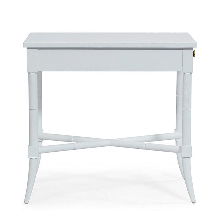 Tradd Drink Table-Woodbridge Furniture-WOODB-1308-23-Side TablesLimewash Finish and Brass-6-France and Son
