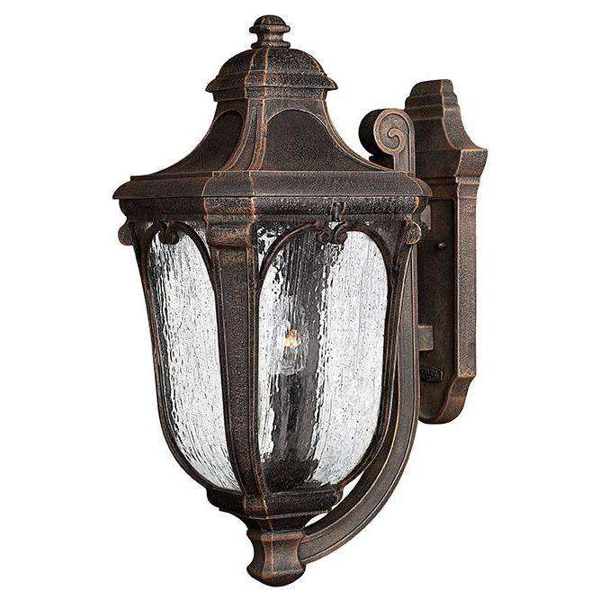 Outdoor Trafalgar - Medium Wall Mount Lantern-Hinkley Lighting-HINKLEY-1315MO-Outdoor Wall SconcesMocha-2-France and Son