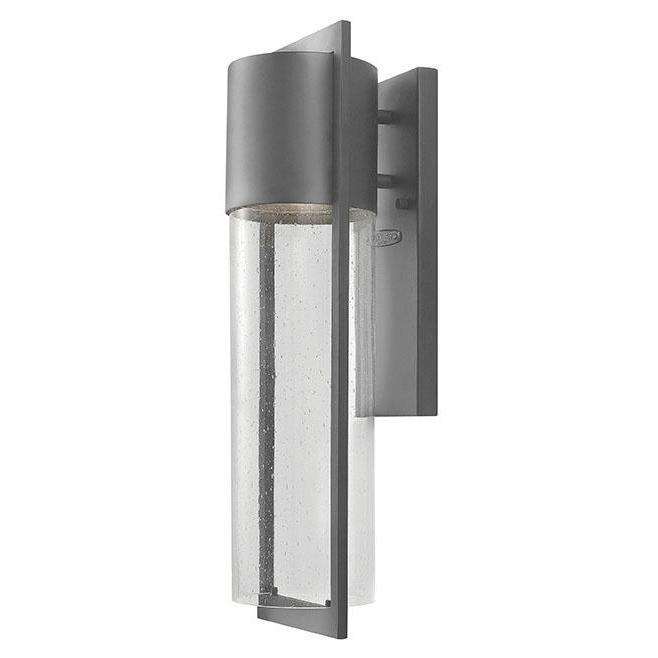 Outdoor Shelter Wall Sconce-Hinkley Lighting-HINKLEY-1324HE-Outdoor Wall SconcesHematite-3-France and Son