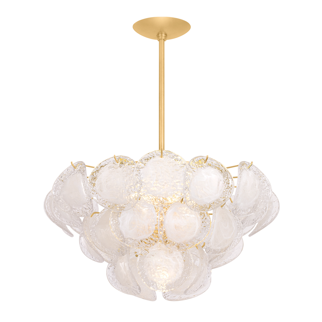 Cedar Hill Chandelier - Vintage Gold Leaf