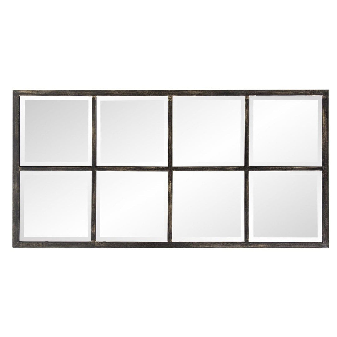 Atrium Oil Rubbed Bronze Windowpane Mirror-The Howard Elliott Collection-HOWARD-13365-Mirrors-4-France and Son