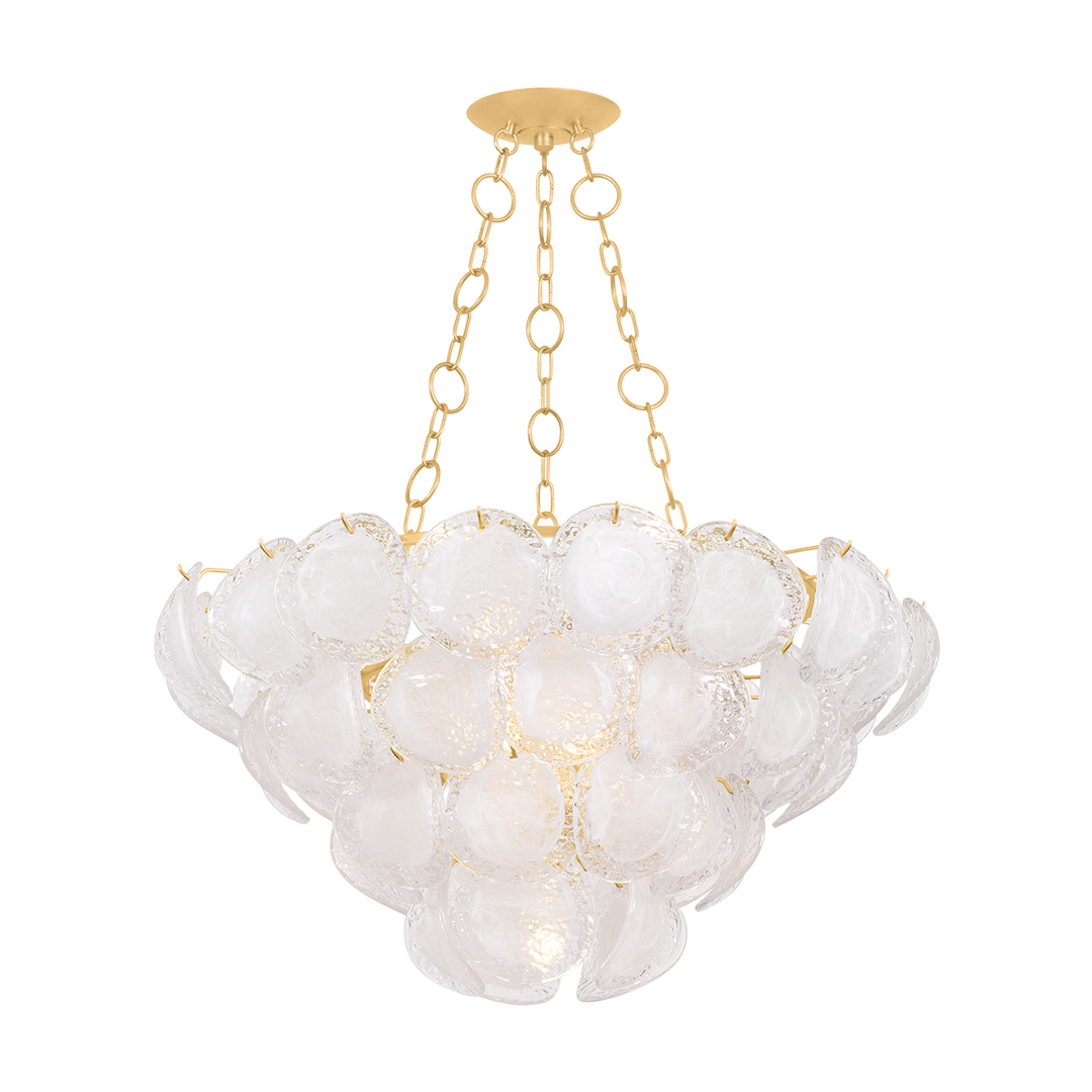 Cedar Hill Chandelier - Vintage Gold Leaf