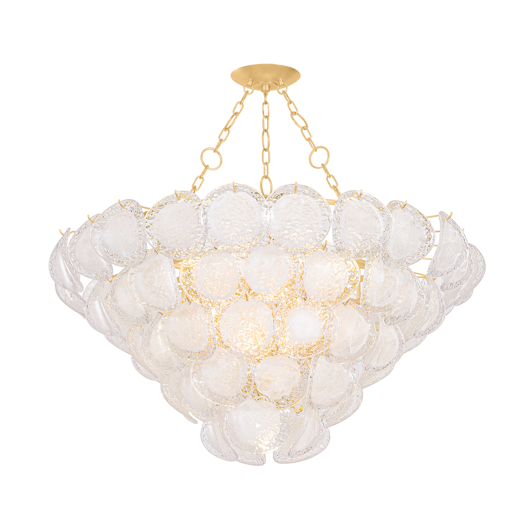 Cedar Hill Chandelier - Vintage Gold Leaf