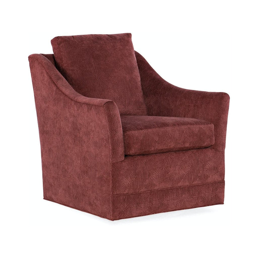 Linda Swivel Chair-Hooker Furniture Custom-HFC-1362-Lounge Chairs-1-France and Son