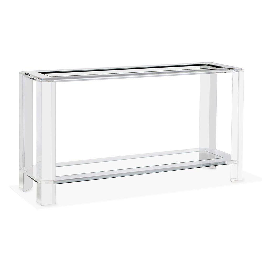 Console Tables Velvet Grand Console - Clear