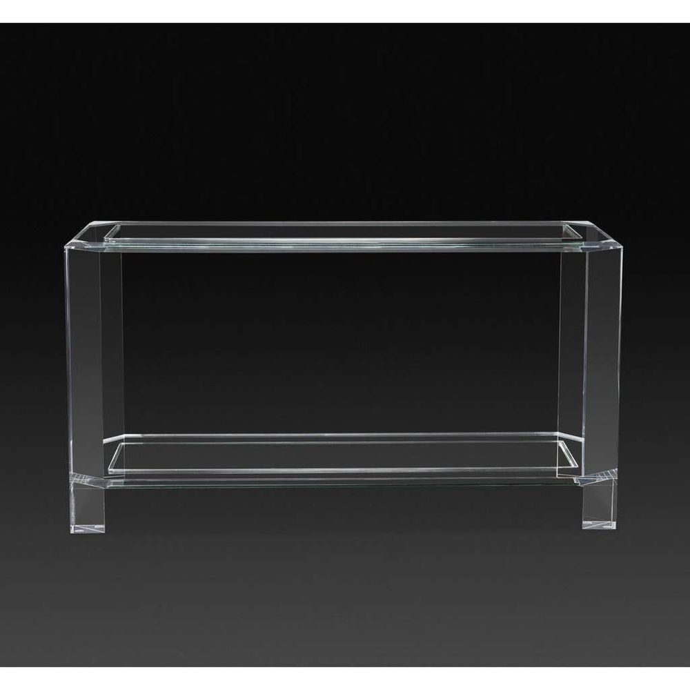 Console Tables Velvet Grand Console - Clear