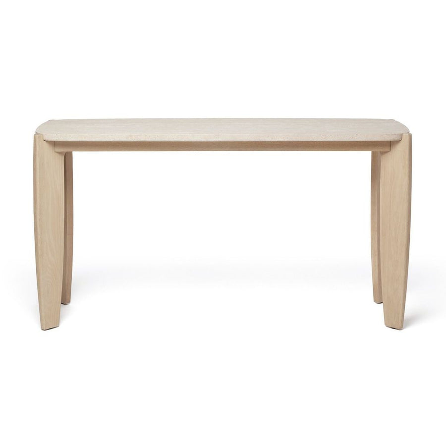 Console Tables Rocco Console - Travertine