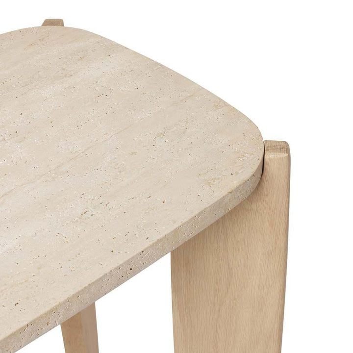 Console Tables Rocco Console - Travertine