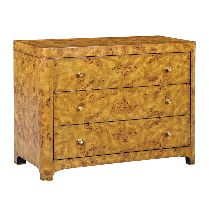 Dressers & Chests Roland 3 Drawer Chest - Rustic Burl