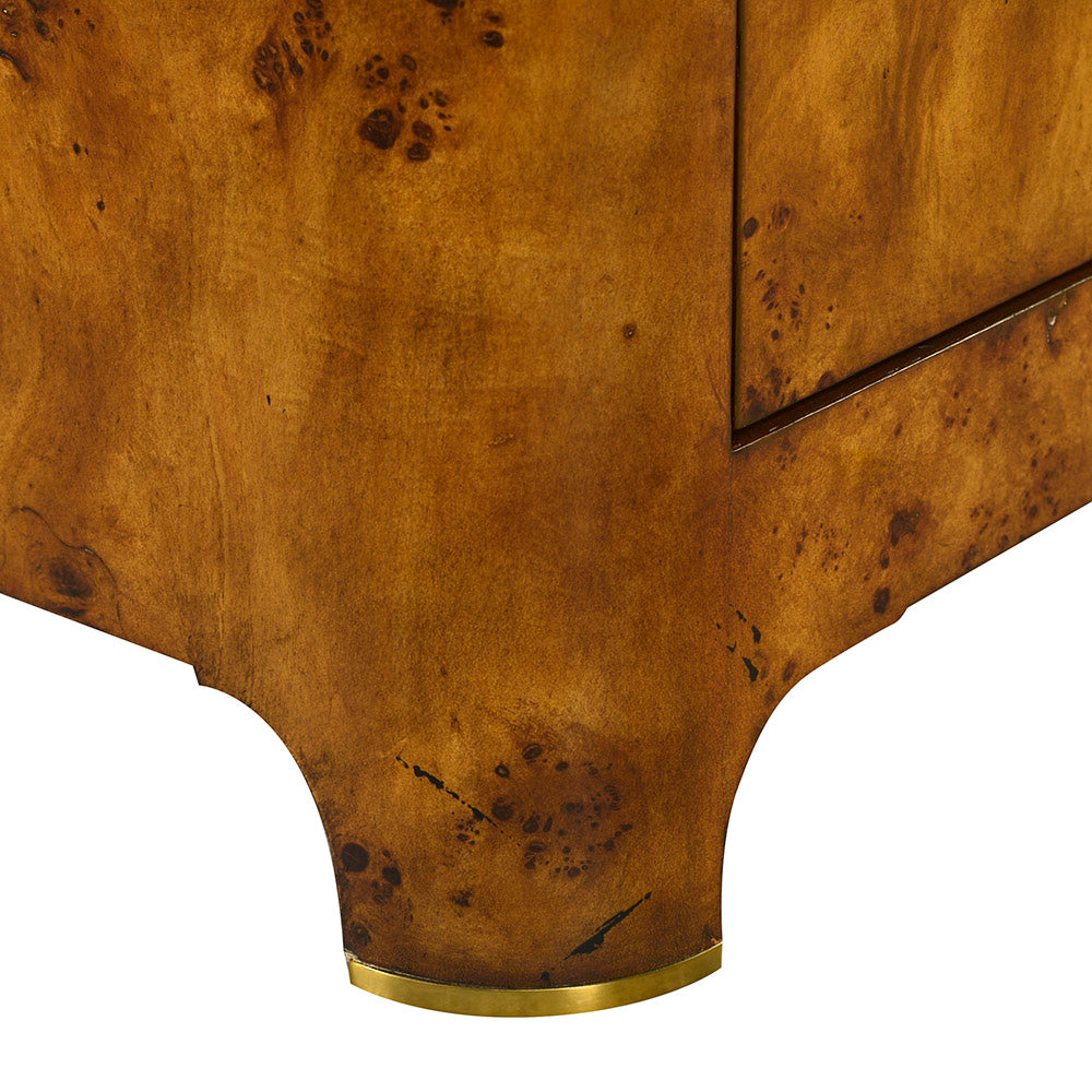 Roland 3 Drawer Chest - Rustic Burl