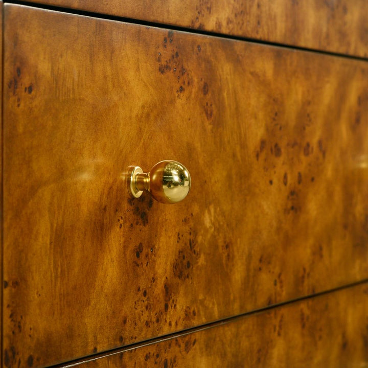 Roland 3 Drawer Chest - Rustic Burl