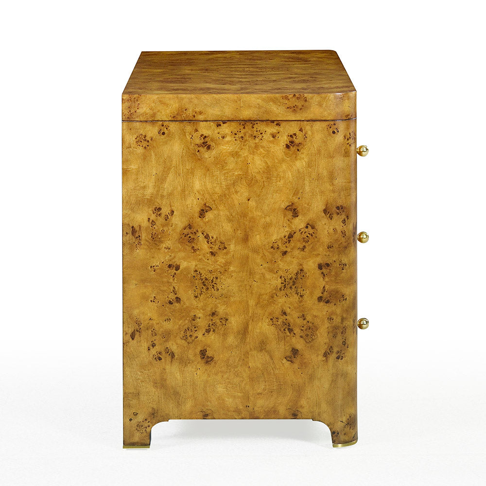 Dressers & Chests Roland 3 Drawer Chest - Rustic Burl