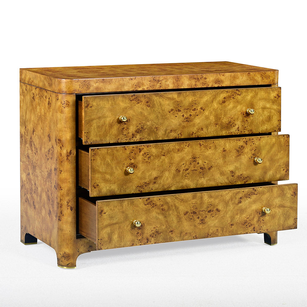 Dressers & Chests Roland 3 Drawer Chest - Rustic Burl