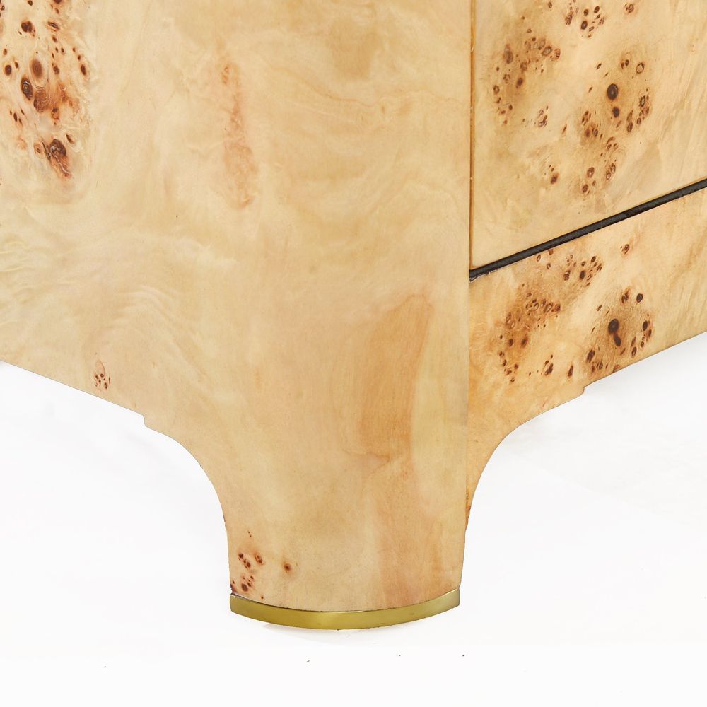 Dressers & Chests Roland 3 Drawer Chest - Natural Burl