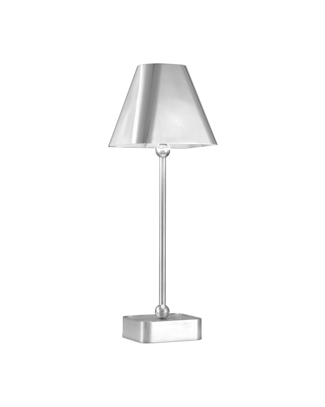 Table Lamps Gadabout Nickel Cordless Table Lamp
