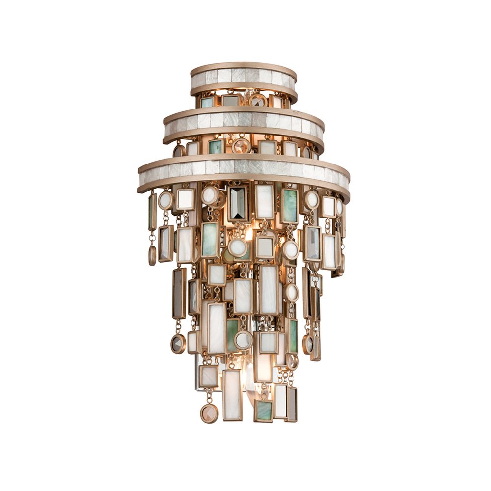 Wall Lighting Dolcetti Wall Sconce - Champagne Leaf 3 Lights