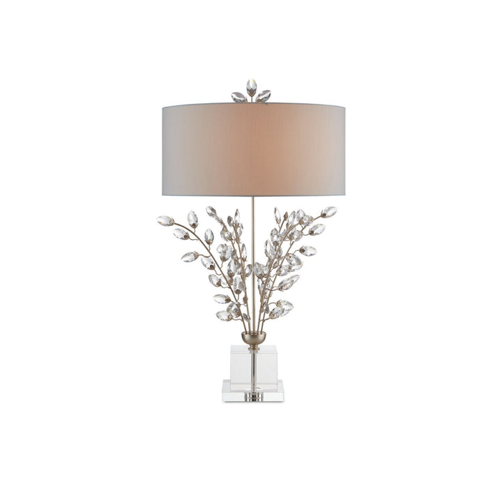 Forget-Me-Not Silver Table Lamp