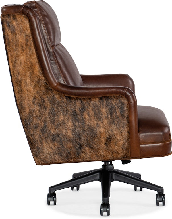 Eastwood Home Office Swivel Tilt Chair-Bradington Young-BradingtonYoung-143-25EC-910400-99-Task ChairsBlack-3-France and Son