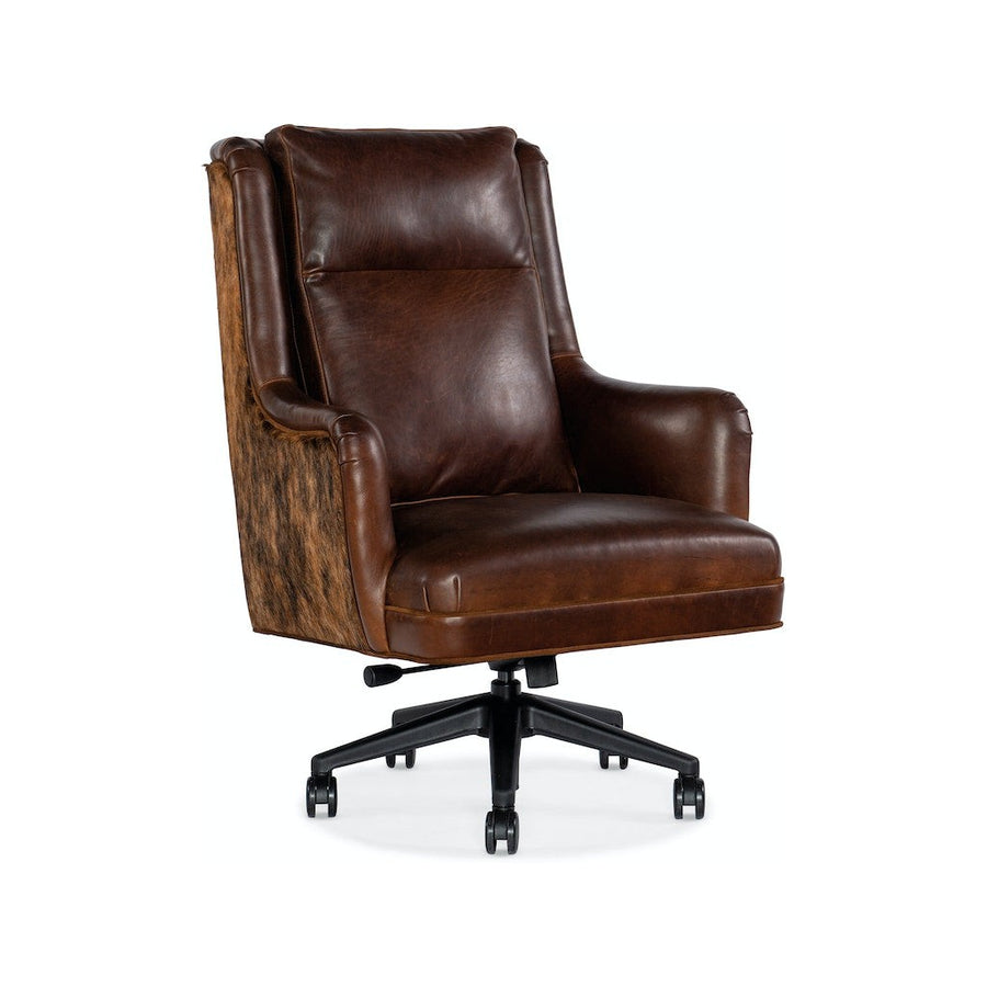 Eastwood Home Office Swivel Tilt Chair-Bradington Young-BradingtonYoung-143-25EC-910400-99-Task ChairsBlack-1-France and Son