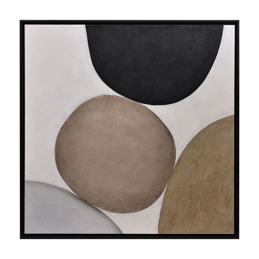 Wall Art Rocky Road - 48" X 48" - Black Floater Frame